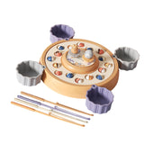 Maxbell Rotating Fishing Game Multicolor Board Game for Birthday Gift for Pre School orange