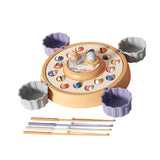 Maxbell Rotating Fishing Game Multicolor Board Game for Birthday Gift for Pre School orange