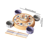 Maxbell Rotating Fishing Game Multicolor Board Game for Birthday Gift for Pre School orange