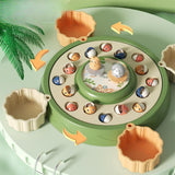 Maxbell Rotating Fishing Game Multicolor Board Game for Birthday Gift for Pre School green