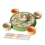 Maxbell Rotating Fishing Game Multicolor Board Game for Birthday Gift for Pre School green