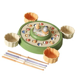 Maxbell Rotating Fishing Game Multicolor Board Game for Birthday Gift for Pre School green