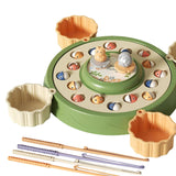 Maxbell Rotating Fishing Game Multicolor Board Game for Birthday Gift for Pre School green