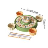 Maxbell Rotating Fishing Game Multicolor Board Game for Birthday Gift for Pre School green
