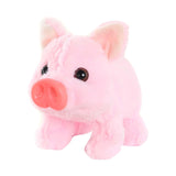 Maxbell Electronic Plush Pig Soft Moving Mouth Walking Piggy Toy for Boys Kids Girls pink