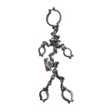 Maxbell Halloween Shackles on Chain Fake Shackles Prop for Festival Carnival Cosplay Full body cuffs