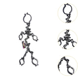 Maxbell Halloween Shackles on Chain Fake Shackles Prop for Festival Carnival Cosplay Full body cuffs