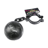 Maxbell Halloween Shackles on Chain Fake Shackles Prop for Festival Carnival Cosplay Leg cuffs