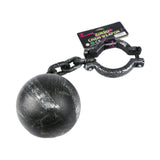 Maxbell Halloween Shackles on Chain Fake Shackles Prop for Festival Carnival Cosplay Leg cuffs