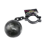 Maxbell Halloween Shackles on Chain Fake Shackles Prop for Festival Carnival Cosplay Leg cuffs