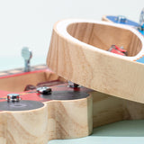 Maxbell Wooden Toys Screwdriver Board Set for 3 4 5 6 Year Old Fire truck