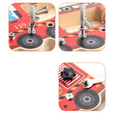 Maxbell Wooden Toys Screwdriver Board Set for 3 4 5 6 Year Old Fire truck