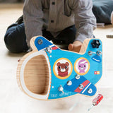 Maxbell Wooden Toys Screwdriver Board Set for 3 4 5 6 Year Old Airplane