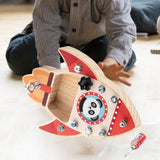 Maxbell Wooden Toys Screwdriver Board Set for 3 4 5 6 Year Old Rocket