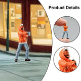 Maxbell 1/64 Miniature People Figurine People Figure for Micro Landscapes Decoration