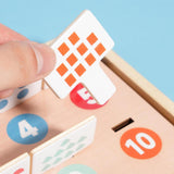 Maxbell Shape Matching Games Fine Motor Skills Wooden Interactive Game for Preschool