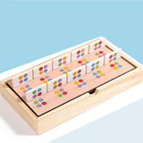 Maxbell Shape Matching Games Fine Motor Skills Wooden Interactive Game for Preschool