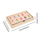 Maxbell Shape Matching Games Fine Motor Skills Wooden Interactive Game for Preschool