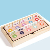 Maxbell Shape Matching Games Fine Motor Skills Wooden Interactive Game for Preschool