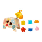 Maxbell Wooden Shape Sorter Sorting Play Geometric Classic Wooden Toy for Kids Gifts