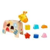 Maxbell Wooden Shape Sorter Sorting Play Geometric Classic Wooden Toy for Kids Gifts