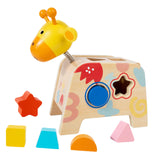 Maxbell Wooden Shape Sorter Sorting Play Geometric Classic Wooden Toy for Kids Gifts