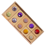 Maxbell Acrylic Wooden Blocks Set Sensory Stacking Toys for Boys Girls Ages 3-6 Kids