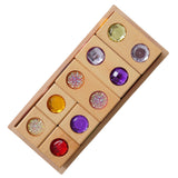 Maxbell Acrylic Wooden Blocks Set Sensory Stacking Toys for Boys Girls Ages 3-6 Kids