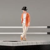 Maxbell 1/64 Standing Man Model Resin Stimulated People Figure Layout for Sand Table