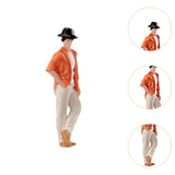 Maxbell 1/64 Standing Man Model Resin Stimulated People Figure Layout for Sand Table