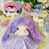 Maxbell BJD Doll Hair Wig Replacement Wig Soft Doll Accessories DIY Crafts Doll Hair