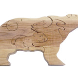 Maxbell Wooden Bear Puzzle Cute Unique Keepsake Birthday Gift for Holidays Dads Moms