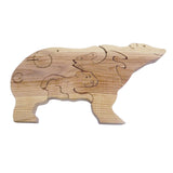 Maxbell Wooden Bear Puzzle Cute Unique Keepsake Birthday Gift for Holidays Dads Moms