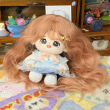 Maxbell BJD Doll Hair Wig for Head Circumference 12.99-14.17inch 20cm Cotton Dolls