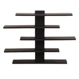 Maxbell Display Shelf for Figures Wall Hanging Shelf for Bedroom Washroom Study Room black