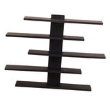 Maxbell Display Shelf for Figures Wall Hanging Shelf for Bedroom Washroom Study Room black