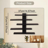 Maxbell Display Shelf for Figures Wall Hanging Shelf for Bedroom Washroom Study Room black