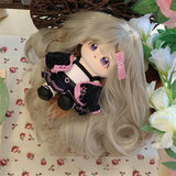 Maxbell BJD Doll Wig Heat Resistance Fiber Sturdy Stylish for Doll Making Curly Hair