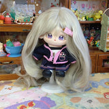 Maxbell BJD Doll Wig Heat Resistance Fiber Sturdy Stylish for Doll Making Curly Hair