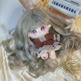 Maxbell BJD Doll Wig Heat Resistance Fiber Sturdy Stylish for Doll Making Curly Hair