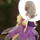 Maxbell BJD Doll Wig Heat Resistance Fiber Sturdy Stylish for Doll Making Curly Hair