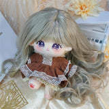 Maxbell BJD Doll Wig Heat Resistance Fiber Sturdy Stylish for Doll Making Curly Hair
