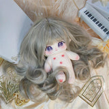 Maxbell BJD Doll Wig Heat Resistance Fiber Sturdy Stylish for Doll Making Curly Hair