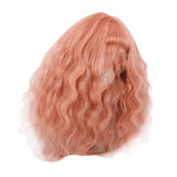 Maxbell 20cm Cotton Doll Wig Handmade Fashion Replacement Plush Doll Long Curly Hair