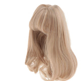 Maxbell BJD Doll Hair Wig Easy to Use Soft Long for Head Circumference about 15-17cm