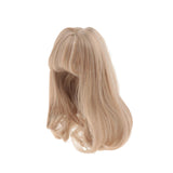 Maxbell BJD Doll Hair Wig Easy to Use Soft Long for Head Circumference about 15-17cm