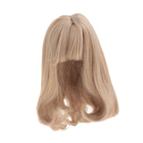 Maxbell BJD Doll Hair Wig Easy to Use Soft Long for Head Circumference about 15-17cm