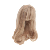 Maxbell BJD Doll Hair Wig Easy to Use Soft Long for Head Circumference about 15-17cm