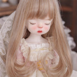 Maxbell BJD Doll Hair Wig Easy to Use Soft Long for Head Circumference about 15-17cm