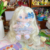 Maxbell Doll Hair Wig Sturdy Soft Dolls Accessories Parts Replacement for 20cm Dolls